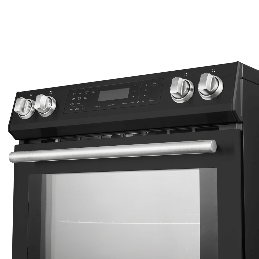 FORNO – Espresso Donatello 30-Inch Slide-In Induction Range Black