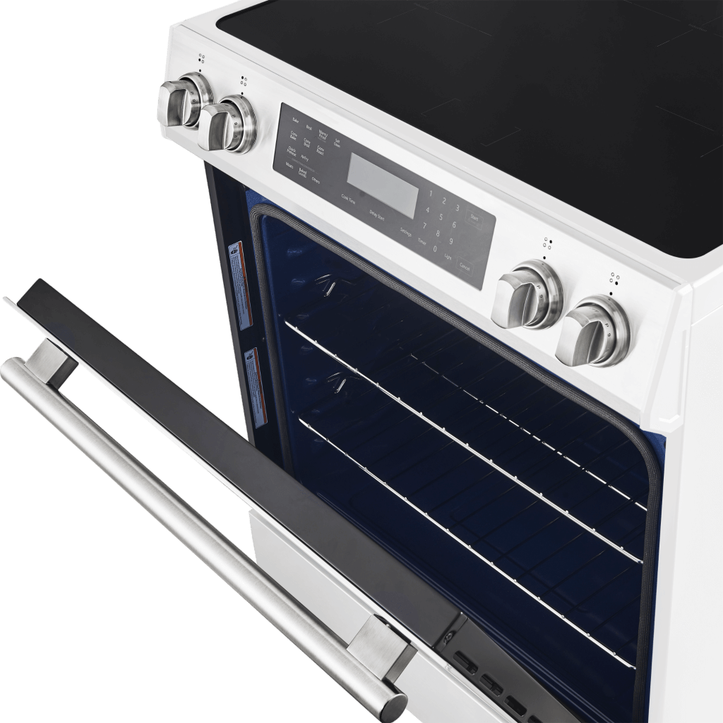 FORNO – Espresso Donatello 30-Inch Slide-In Induction Range White