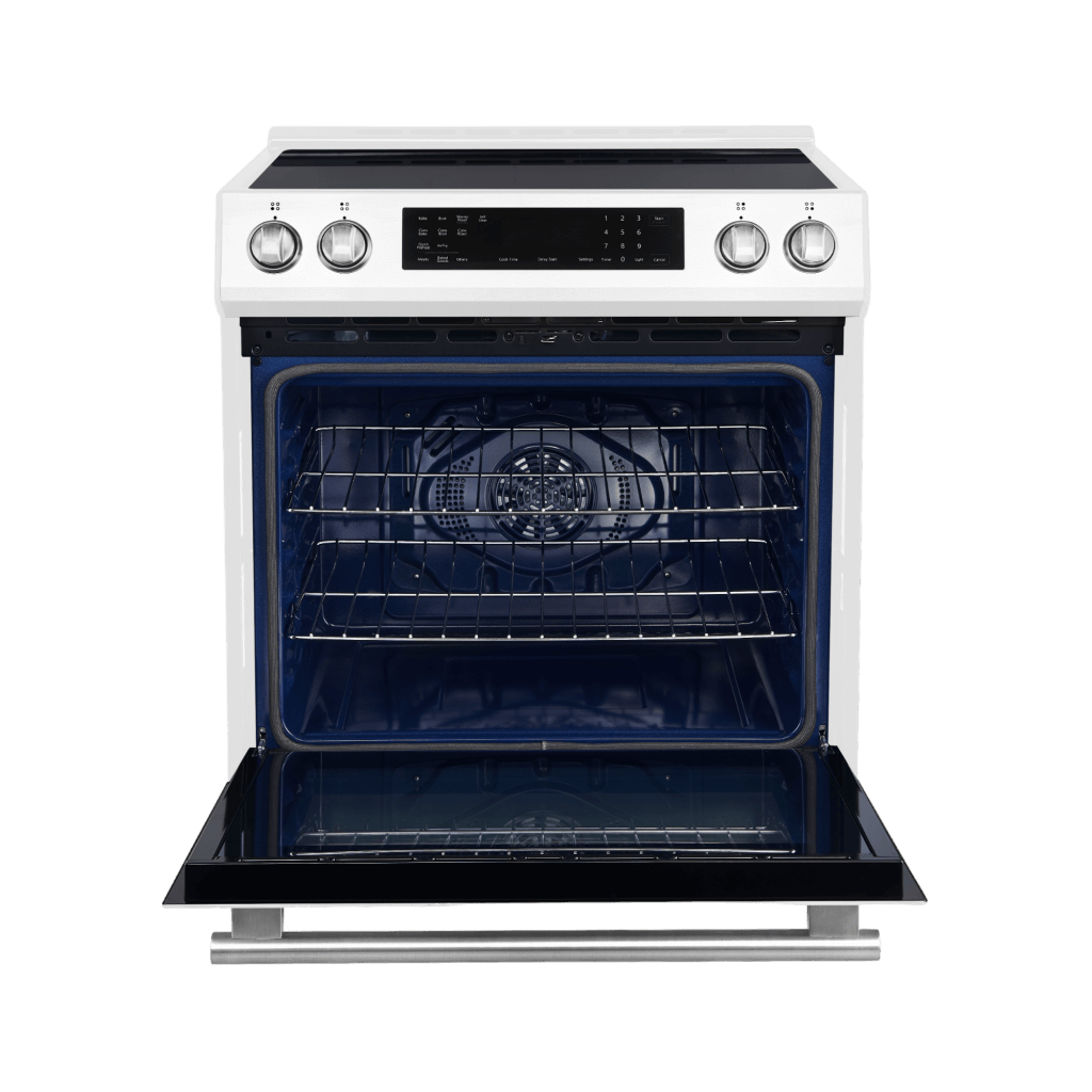 FORNO – Espresso Donatello 30-Inch Slide-In Induction Range White