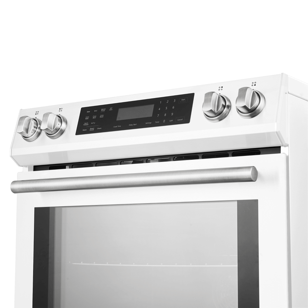 FORNO – Espresso Donatello 30-Inch Slide-In Induction Range White