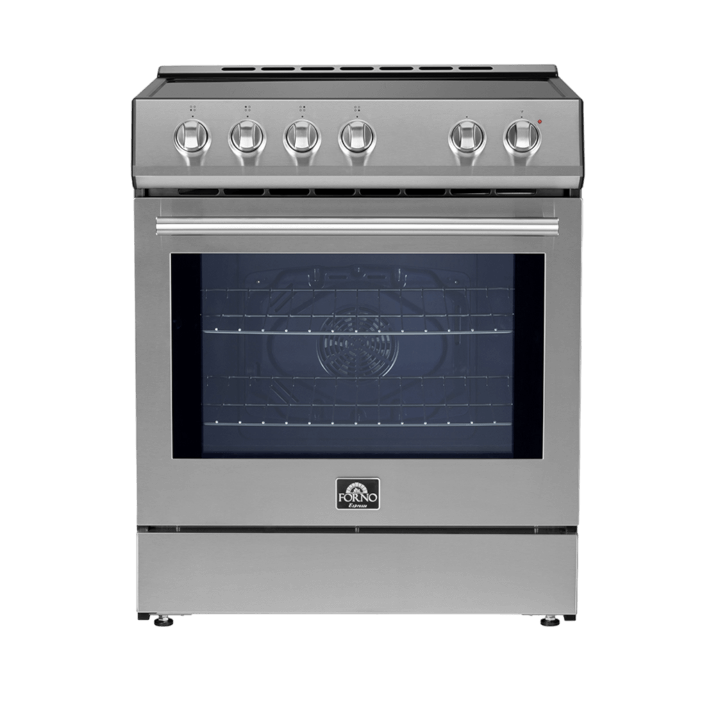 FORNO – Leonardo Espresso 30″ Slide-In Electric Induction in Stainless-Steel,