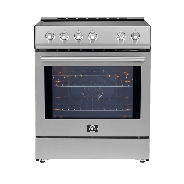 FORNO – Leonardo Espresso 30″ Slide-In Electric Induction in Stainless-Steel,