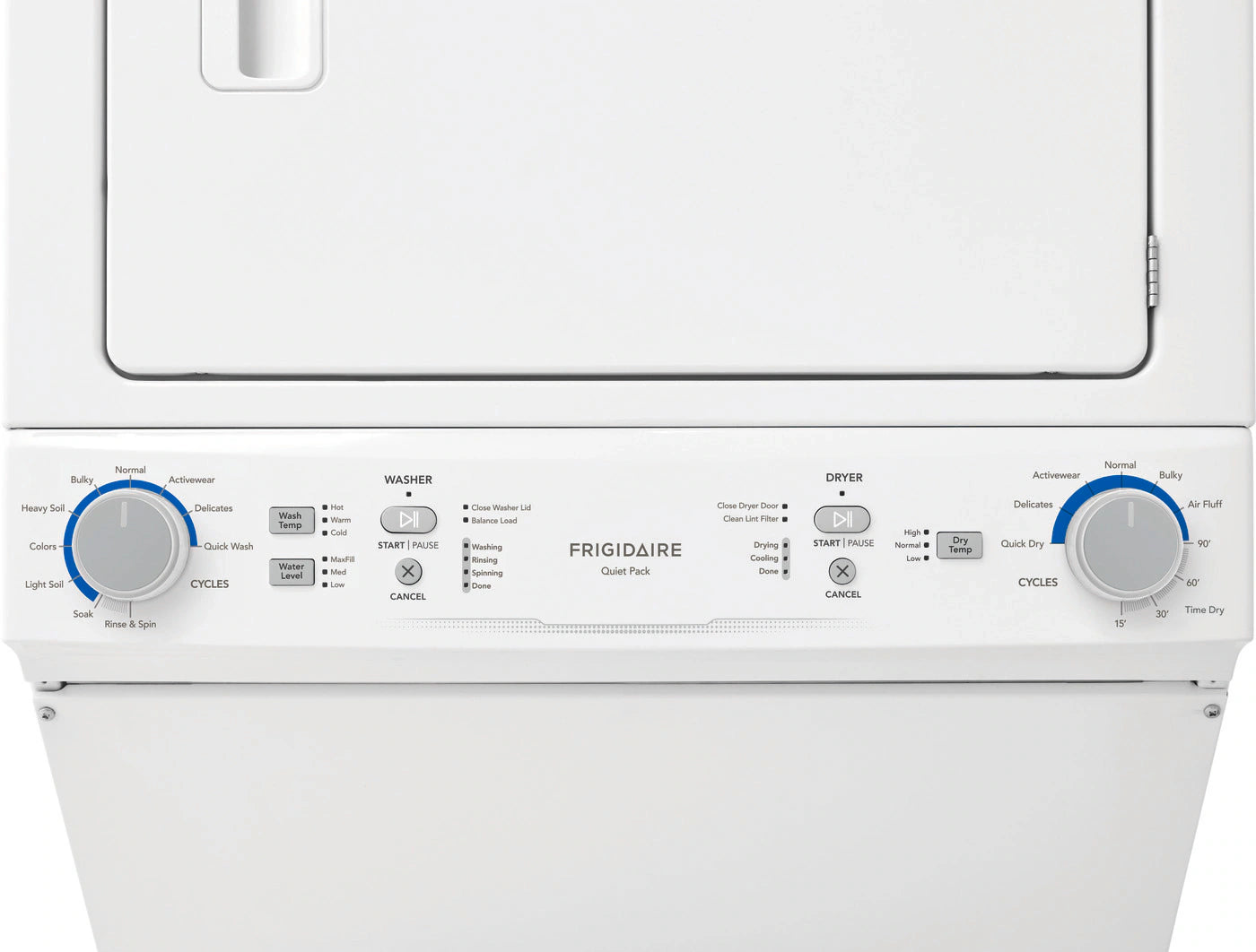 Frigidaire Gas Washer/Dryer Laundry Center - 3.9 Cu. Ft Washer and 5.5 Cu. Ft. Dryer