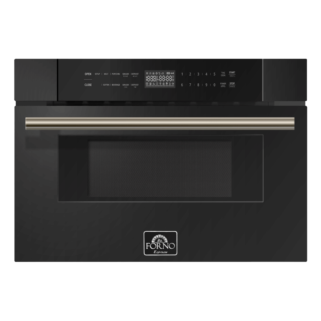 FORNO Capoliveri Espresso Black 30 Inch 1000 Watts Microwave Drawer 1.2 cu.ft.