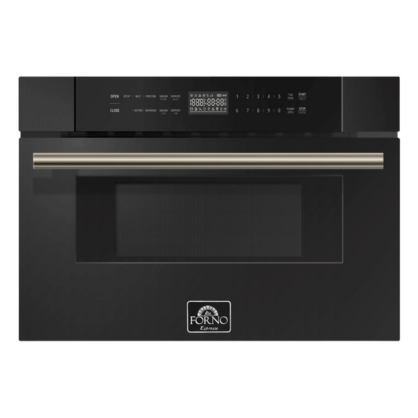 FORNO Capoliveri Espresso Black 30 Inch 1000 Watts Microwave Drawer 1.2 cu.ft.