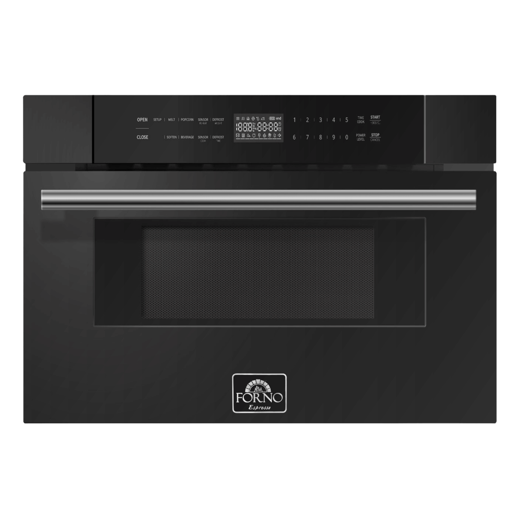 FORNO Capoliveri Espresso Black 30 Inch 1000 Watts Microwave Drawer 1.2 cu.ft.