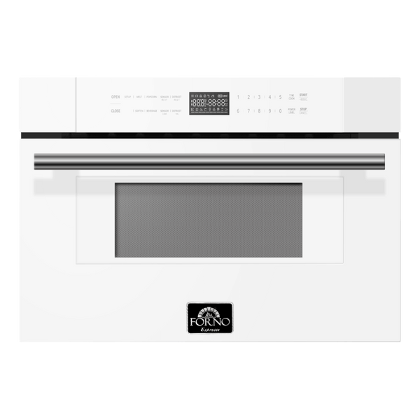 FORNO Capoliveri Espresso White 30 Inch 1000 Watts Microwave Drawer 1.2 cu.ft.