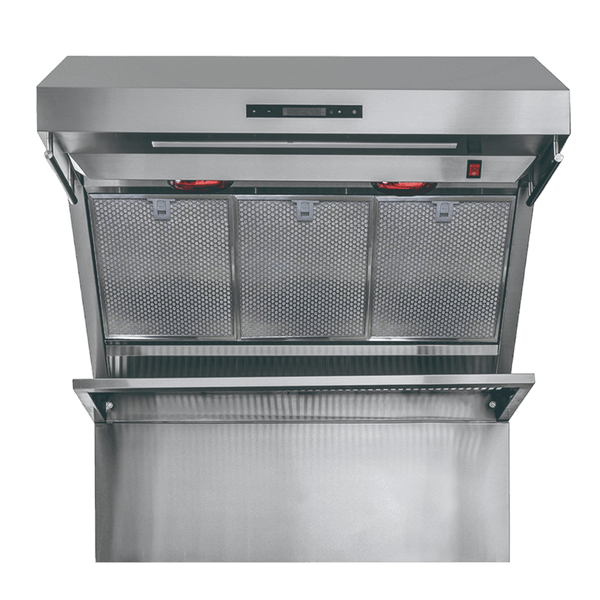 FORNO Savona – 36″ Wall Mount Range Hood with Hybrid Filters & Back Splash