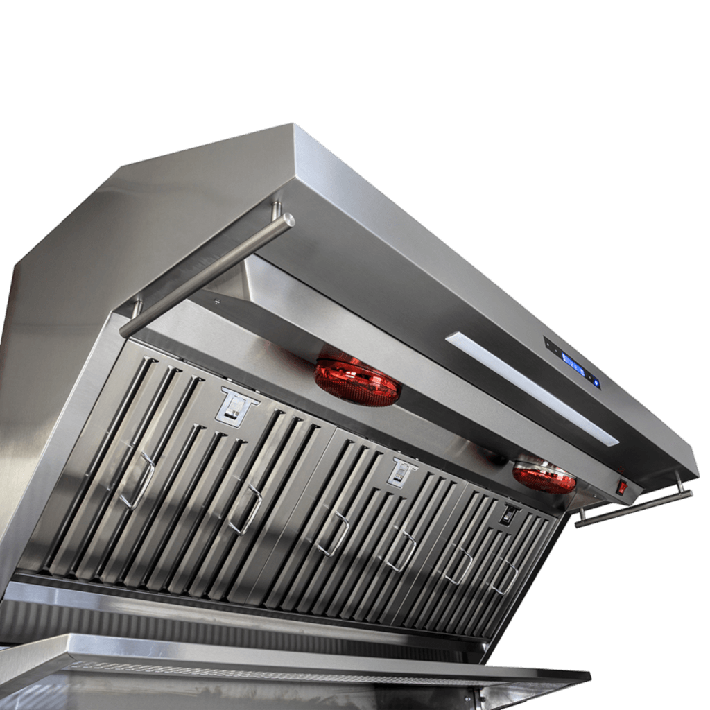 FORNO Savona 48″ Wall Mount Range Hood with Baffle Filter & Back Splash