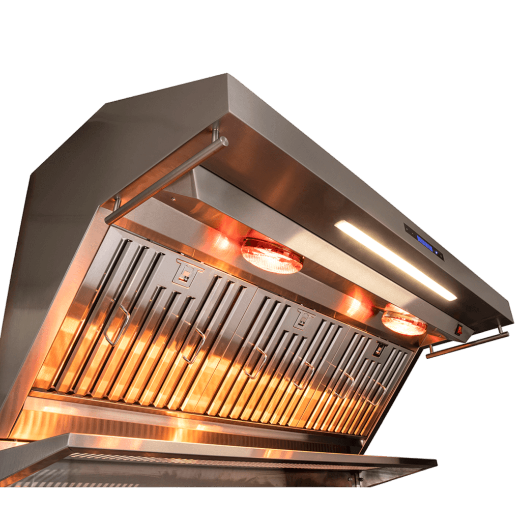 FORNO Savona 48″ Wall Mount Range Hood with Baffle Filter & Back Splash