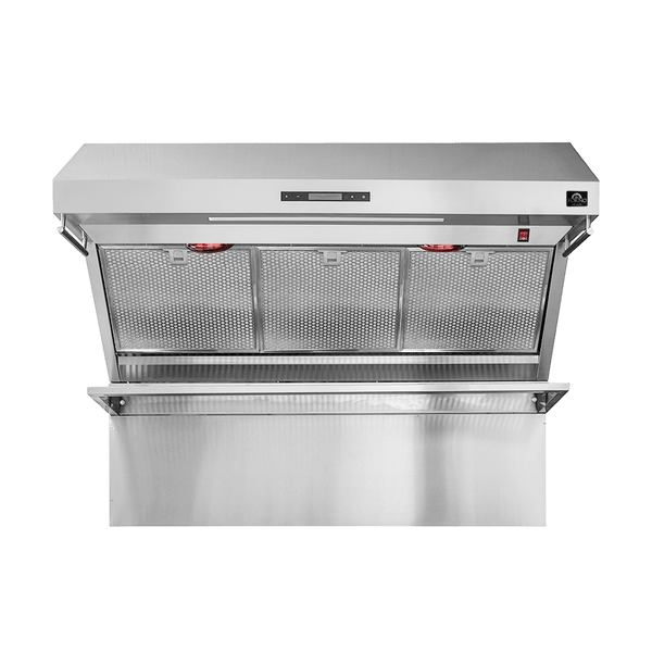 FORNO Savona – 48″ Wall Mount Range Hood with Hybrid Filters & Back Splash