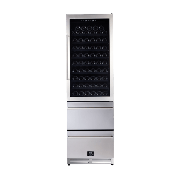 FORNO Azienda – Dual Temperature Zone 24” Wine Cooler -108 Bottles