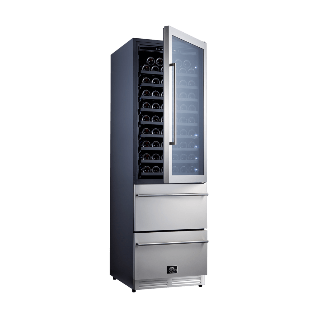 FORNO Azienda – Dual Temperature Zone 24” Wine Cooler -108 Bottles