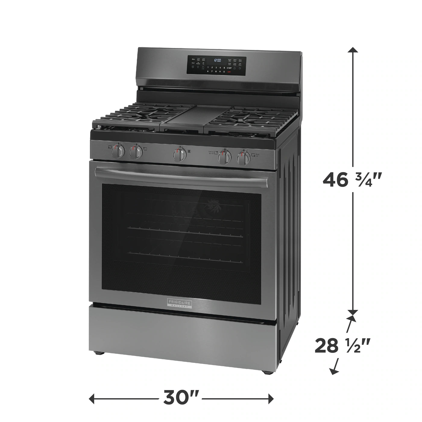 Frigidaire Gallery 30" Gas Range with No Preheat + Air Fry