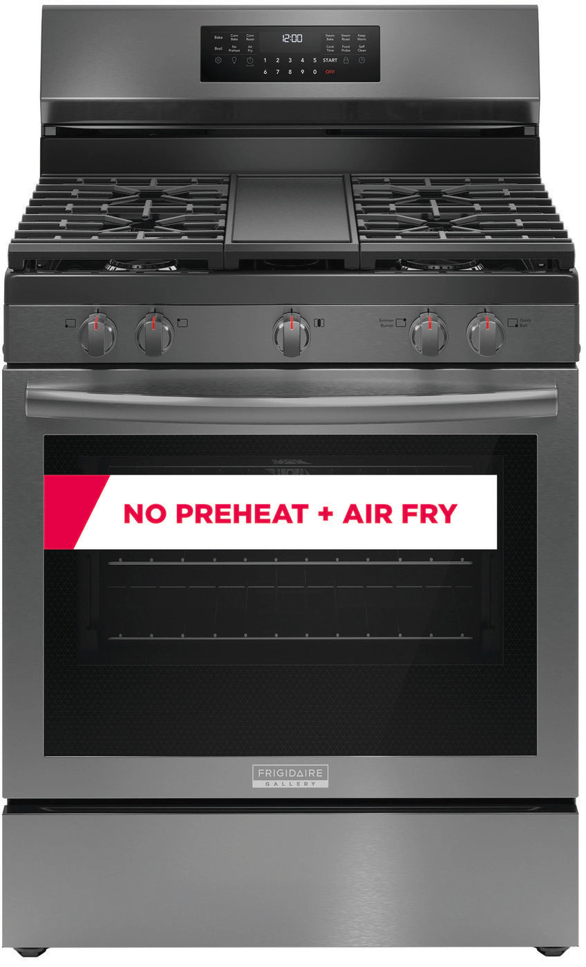 Frigidaire Gallery 30" Gas Range with No Preheat + Air Fry