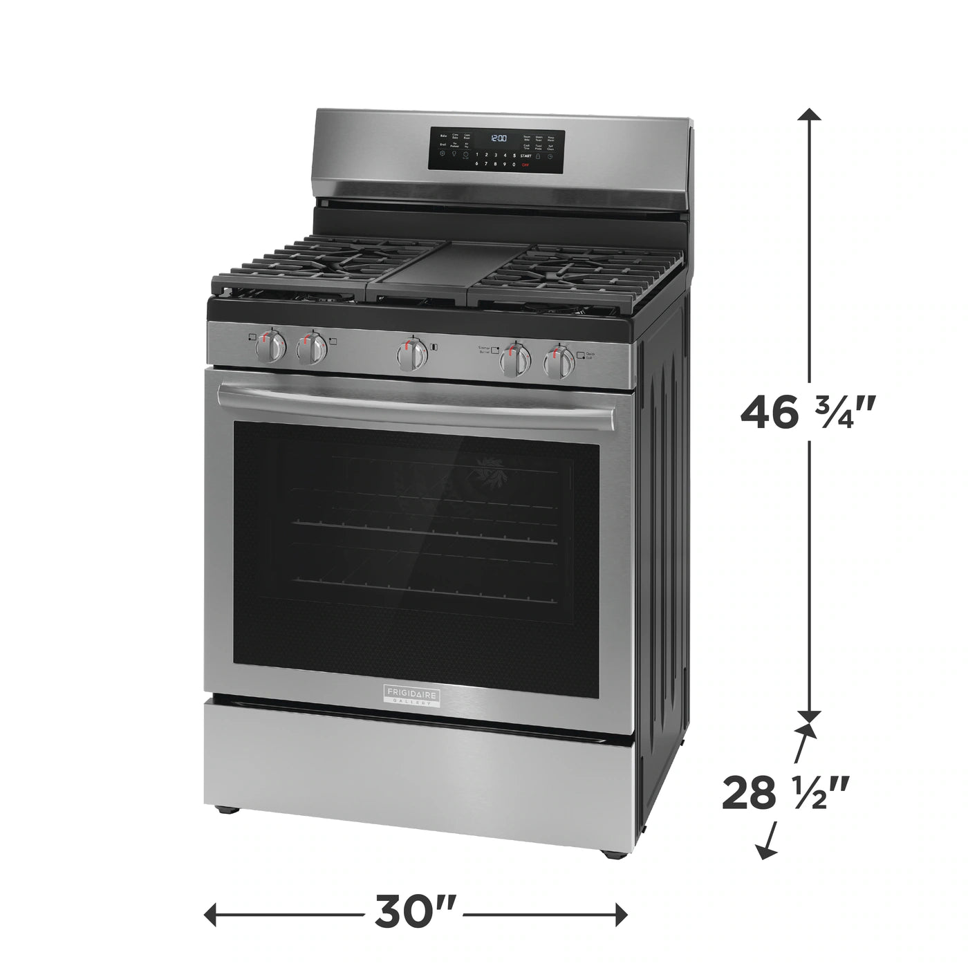 Frigidaire Gallery 30" Gas Range with No Preheat + Air Fry