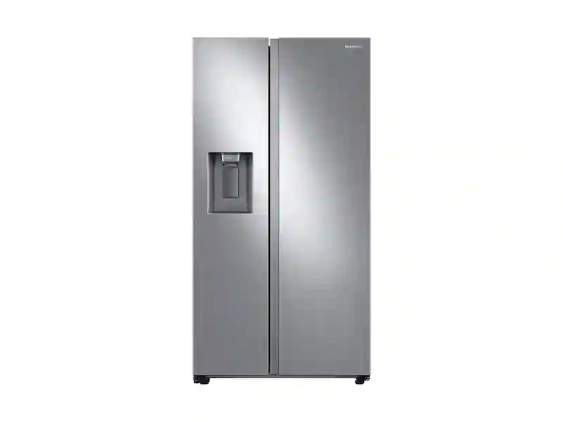 27.4 cu. ft. Large Capacity Side-by-Side Refrigerator in Black Stainless Steel