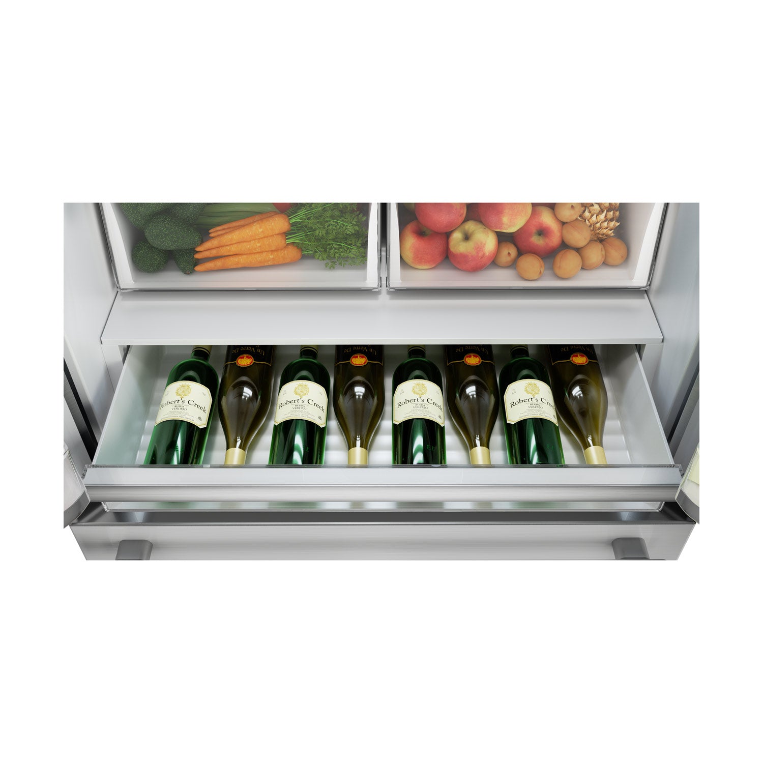 Sharp French 4-Door Counter-Depth Refrigerator (SJG2351FS)