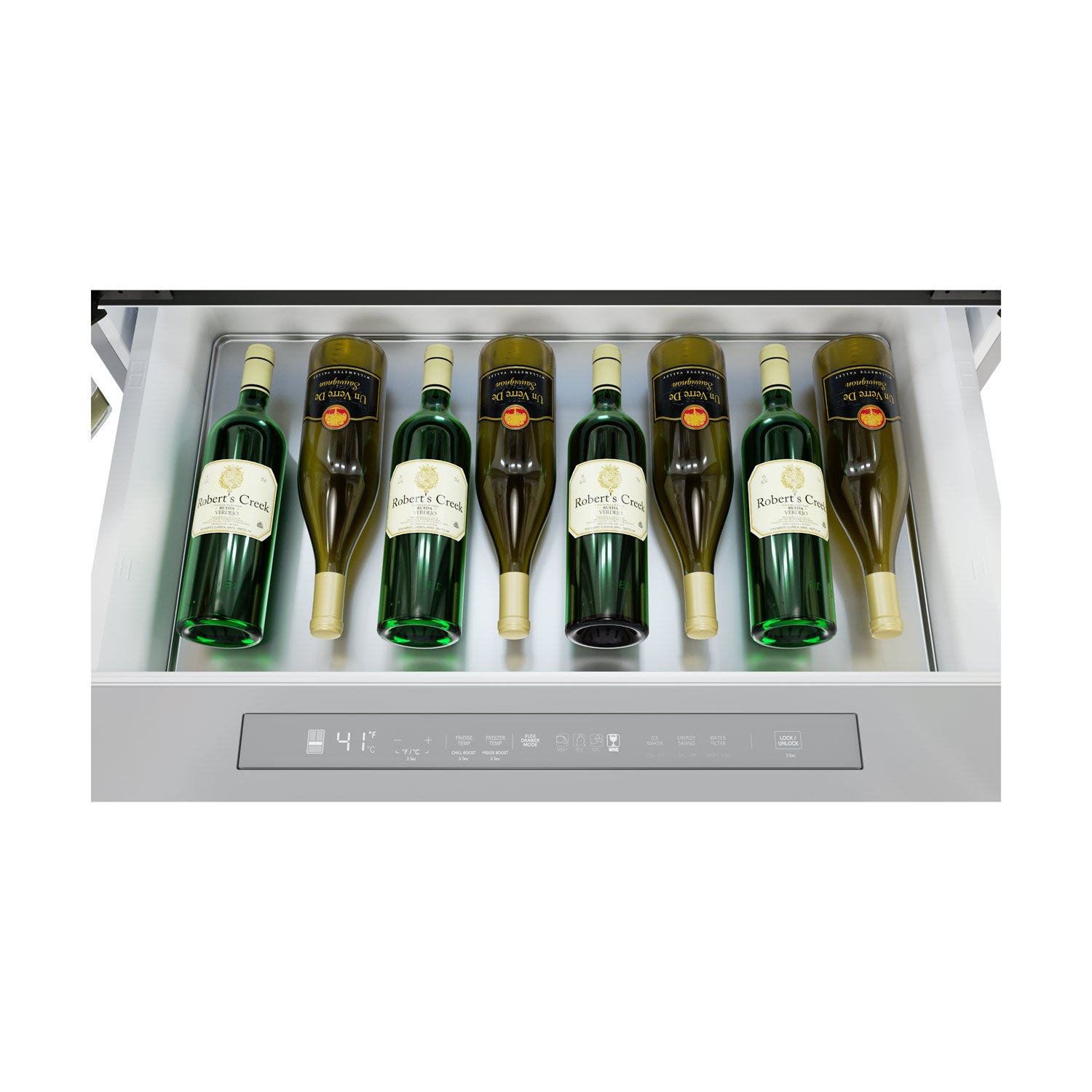 Sharp French 4-Door Counter-Depth Refrigerator with Water Dispenser (SJG2254FS)
