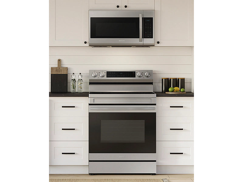 6.3 cu. ft. Smart Freestanding Electric Range with No-Preheat Air Fry & Convection in Black Stainless Steel