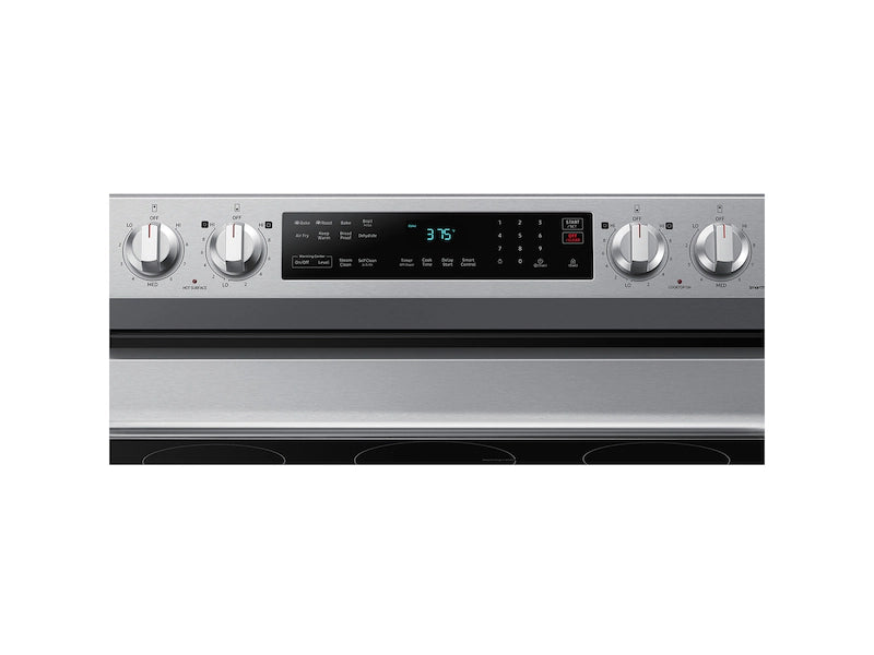 6.3 cu. ft. Smart Freestanding Electric Range with No-Preheat Air Fry & Convection in Black Stainless Steel