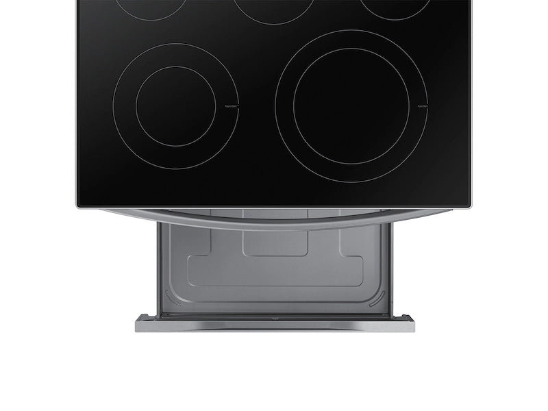 6.3 cu. ft. Smart Freestanding Electric Range with No-Preheat Air Fry & Convection in Black Stainless Steel