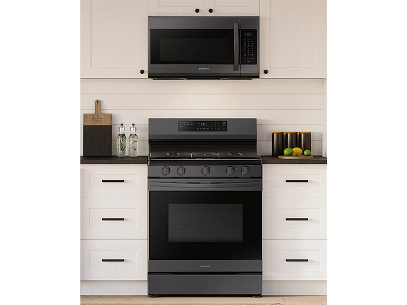 6.0 cu. ft. Smart Freestanding Gas Range with No-Preheat Air Fry & Convection in Black Stainless Steel
