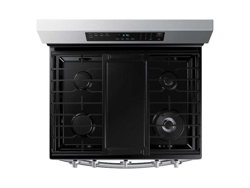 6.0 cu. ft. Smart Freestanding Gas Range with No-Preheat Air Fry & Convection in Black Stainless Steel