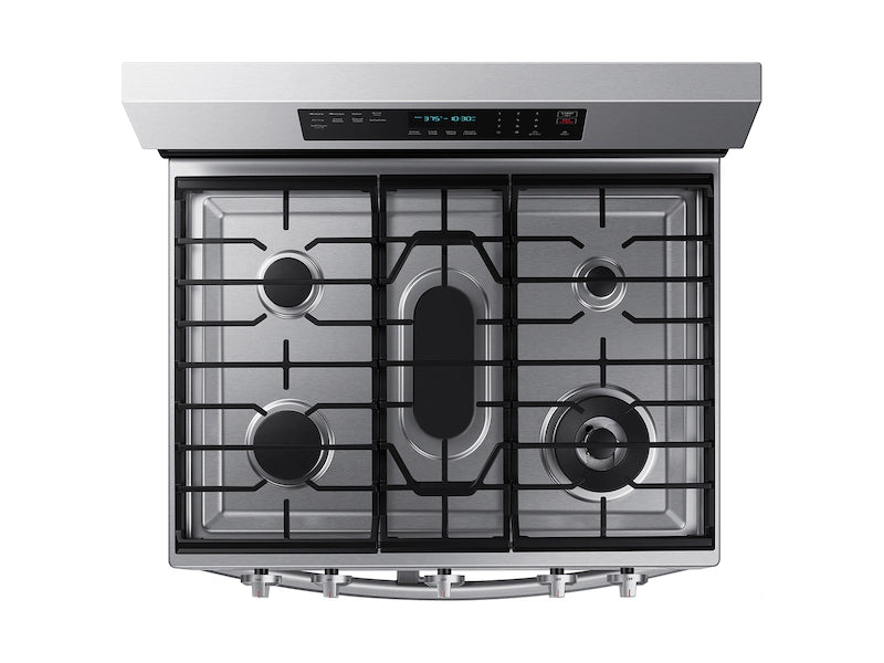 6.0 cu. ft. Smart Freestanding Gas Range with Flex Duo™ & Air Fry in Black Stainless Steel