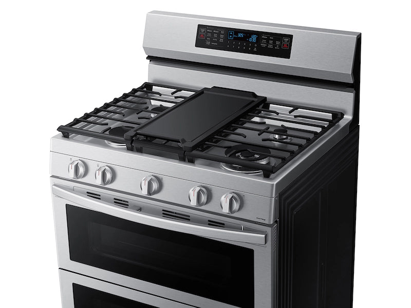 6.0 cu. ft. Smart Freestanding Gas Range with Flex Duo™ & Air Fry in Black Stainless Steel