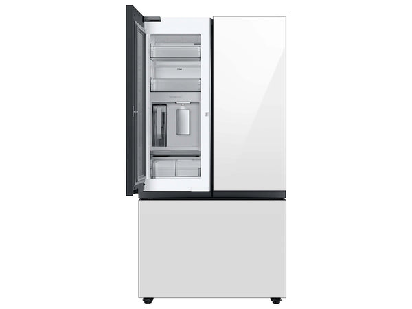 Bespoke 3-Door French Door Refrigerator (24 cu. ft.) with Beverage Center™ in White Glass