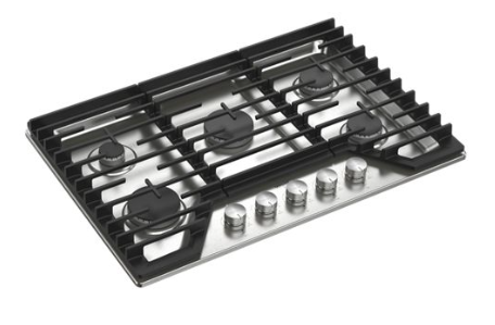 30-inch Gas Cooktop with Fifth Burner