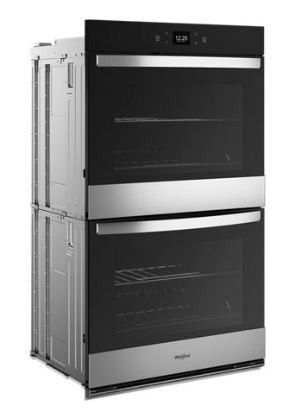 8.6 Total Cu. Ft. Double Wall Oven with Air Fry When Connected