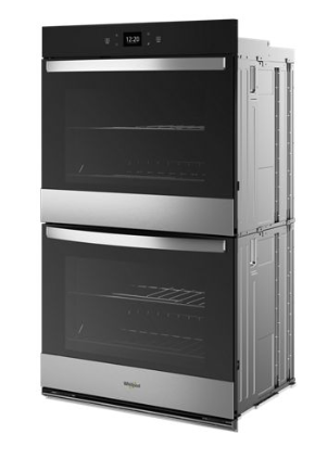 8.6 Total Cu. Ft. Double Wall Oven with Air Fry When Connected