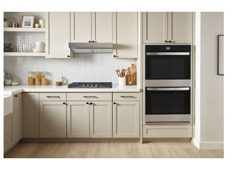8.6 Total Cu. Ft. Double Wall Oven with Air Fry When Connected
