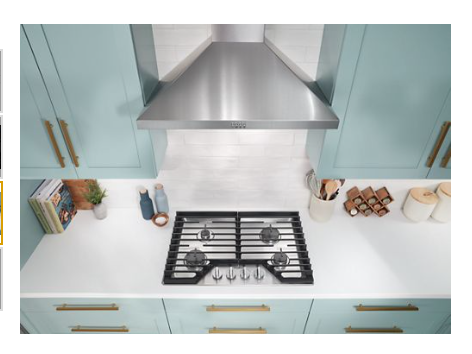 30-inch Gas Cooktop with EZ-2-Lift™ Hinged Cast-Iron Grates