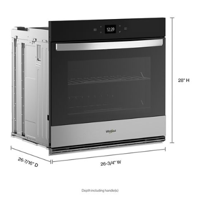 -4.3 Cu. Ft. Single Wall Oven with Air Fry When Connected