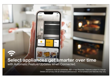 8.6 Total Cu. Ft. Double Wall Oven with Air Fry When Connected