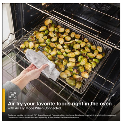 -4.3 Cu. Ft. Single Wall Oven with Air Fry When Connected