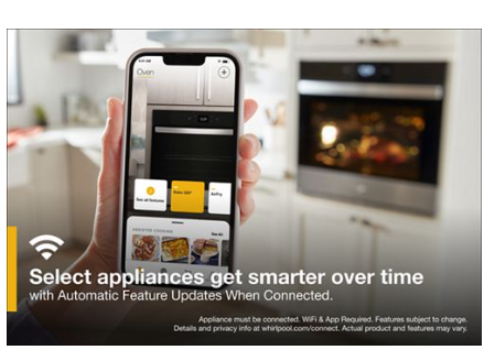 -4.3 Cu. Ft. Single Wall Oven with Air Fry When Connected
