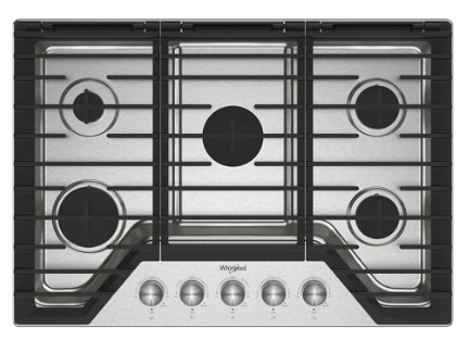 30-inch Gas Cooktop with Fifth Burner