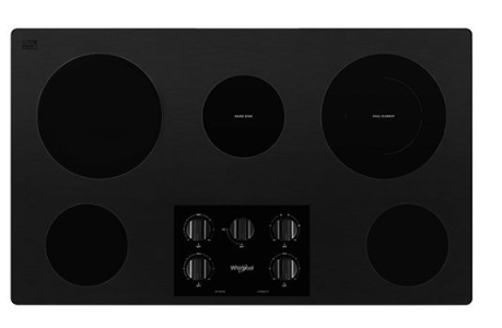 36-inch Electric Ceramic Glass Cooktop with Dual Radiant Element