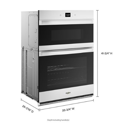 5.7 Total Cu. Ft. Combo Wall Oven with Air Fry When Connected
