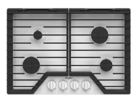 30-inch Gas Cooktop with EZ-2-Lift™ Hinged Cast-Iron Grates