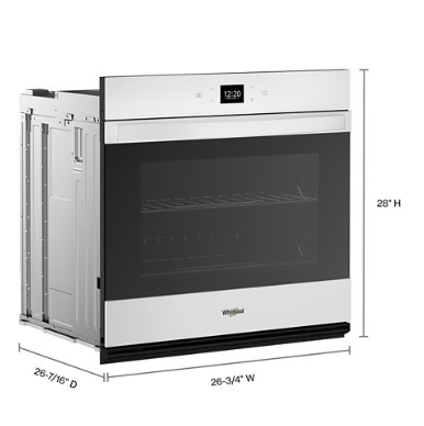 -4.3 Cu. Ft. Single Wall Oven with Air Fry When Connected