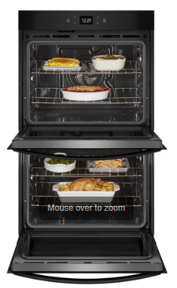 8.6 Total Cu. Ft. Double Wall Oven with Air Fry When Connected