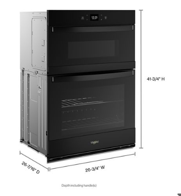 5.7 Total Cu. Ft. Combo Wall Oven with Air Fry When Connected