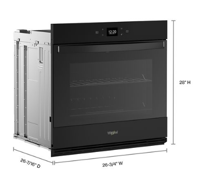 -4.3 Cu. Ft. Single Wall Oven with Air Fry When Connected