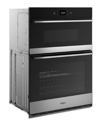 8.6 Total Cu. Ft. Double Wall Oven with Air Fry When Connected