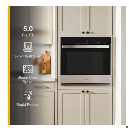 5.0 Cu. Ft. Single Self-Cleaning Wall Oven